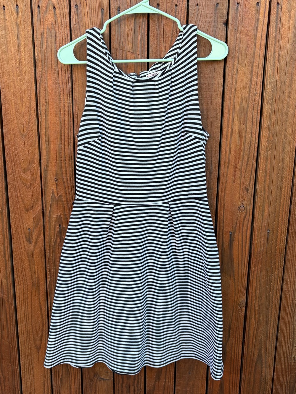Black and White Striped Dress M